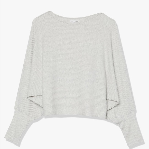 Velvet by Graham & Spencer Women's Pepper Boatneck Lux Rib‎ Sweater (A0057 B3) - Picture 7 of 9